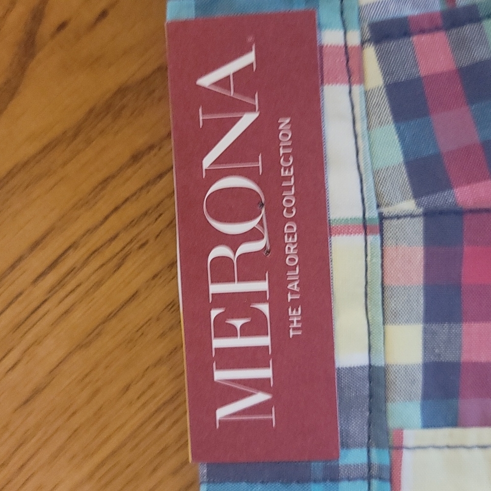 NWT Merona mens size 32 plaid shorts - Picture 4 of 5